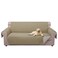 U-NICE HOME UNICE HOME Large Sofa Cover Reversible Couch Cover for Dogs Pets with Elastic Straps Water Resistant Furniture Protector for 4 Cushion Couch Oversized Sofa Light CamelBeige