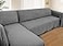 HOMERILLA Sectional Couch Covers 2 Pieces L Shaped Sofa Cover for Sectional Couch L Shape Washable Blanket Furniture Protector for Pets Dogs Dark Grey XLarge