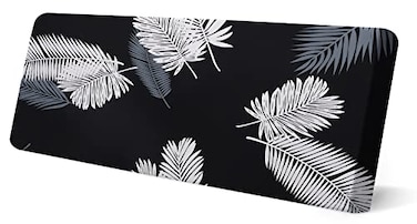 SearchI Stretch Printed Sofa Couch Cushion Covers Replacement Chair Cushion Slipcovers Sofa Seat Cover Furniture Protector Sofa Slipcover Soft with Elastic BottomLarge BlackPalm Leaves