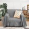 MEETSKY Couch Cover Sofa Cover Oversized Chair Cover Grey Couch Protector Sofa Throw Cover for Couches Single Sofa Slipcovers Washable Couch Recliner Cover71x 91 Medium Grey