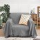 MEETSKY Couch Cover Sofa Cover Oversized Chair Cover Grey Couch Protector Sofa Throw Cover for Couches Single Sofa Slipcovers Washable Couch Recliner Cover71x 91 Medium Grey