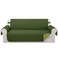 Luxshare Home Reversible Sofa Covers Couch Cover Furniture Protector for Dogs Elastic Straps Water ResistantSofaHuntergreenSage
