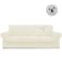Easy-Going EasyGoing 100 Dual Waterproof 4 Pieces Stretch Soft Couch Cover for Dogs Sofa Slipcover for 3 Separate Cushion Couch Leakproof Furniture Protector for Kids Pets Ivory