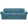 H.VERSAILTEX HVERSAILTEX 4 Piece Stretch Sofa Covers for 3 Cushion Couch Covers for Living Room Furniture Slipcovers Base Cover Plus 3 Seat Cushion Covers Upgraded Thicker Jacquard Fabric Sofa Storm B