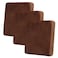 hyha Velvet Couch Cushion Covers Soft Sofa Seat Covers for sectional 3 Cushion Couch Washable Magic Sofa Slipcover with Elastic Bottom NonSlip Furniture Protector for Pets Kid3PC Brown