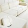Disayu Sofa Covers Couch Covers for Sofa Pet Friendly Couch Cushion Covers Universal Sofa Covers Washable Stretch Slipcovers for Sectional Sofa Texture Ivory WhiteBack Cover M