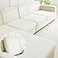 Disayu Sofa Covers Couch Covers for Sofa Pet Friendly Couch Cushion Covers Universal Sofa Covers Washable Stretch Slipcovers for Sectional Sofa Texture Ivory WhiteLarge Single Seat Cover