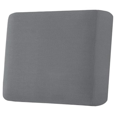 H.VERSAILTEX HVERSAILTEX Super Stretch Individual Seat Cushion Covers Sofa Covers Couch Cushion Covers Slipcover Sets Thick Jacquard Textured Twill Fabric 1 Piece Chair Cushion Cover Grey