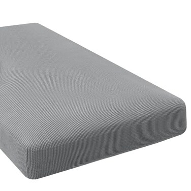 H.VERSAILTEX HVERSAILTEX Super Stretch Individual Chaise Cover Sectional Couch Covers for L Shaped Sofa Both LeftRight Featuring Thick Jacquard Textured Twill Fabric 1 Piece Chaise Cover Dove