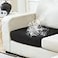 NAISI Waterproof Couch Cushion Covers Thick Velvet Fabric Washable Sofa Slipcovers 1 Piece Individual Sectional Couch Covers with Elastic Bottom1 PC for Seat Cushion or BackrestBlack