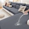 hyha Waterproof Couch Cushion Covers Against Spills Couch Cover for Dogs Washable Thick Elastic Jacquard Fabric Waterproof Sofa Seat Slipovers for Pets 3 Pieces Dark Grey