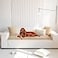 Mitid Sofa Cover Fuzzy Couch Cover for Pet Couch Covers for Dogs Washable NonSlip Sofa Slipcover Cushion Protector Pets Friendly Mat Brown