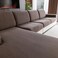 OHSIO Sectional Couch Covers Wear Resistant Stretch Sofa Covers Washable Soft Couch Cushion Covers Anti Slip Furniture Protector Sofa Slipcovers for Pets 1 Piece Back Couch Cover Brown