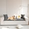 Gumfolk Pet Couch Covers for Sofa Slipcovers Couch Protector for Dogs Washable Cushion Cover Sofa Pad Blanket Furniture Dark Grey 27in83in
