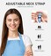 Syntus 2 Pack Adjustable Bib Apron Waterdrop Resistant with 2 Pockets Cooking Kitchen Aprons for Women Men Chef Light Blue