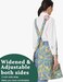 APRONNER Cozy Adjustable Cross Back Aprons for Women with Pockets Cotton Linen Cooking Kitchen Baking Colorful Floral