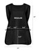Argstar Unisex Waterproof Cobbler Apron with 3 Pockets for WomenMen Black