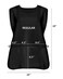 Argstar Unisex Waterproof Cobbler Apron with 3 Pockets for WomenMen Black