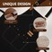 APRONPANDA Chef Apron for Men Women with Pockets Adjustable Neck Strap Heavy Duty Canvas Gardening Apron Water Repellent Apron for Cooking Baking BBQ Working Painting Black