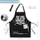 cusugbaso Funny Aprons for men Chef Cooking Aprons One Size with Three Pockets Funny Grill Gifts for Men Dad Husband Cooking Chef Aprons for Birthday Christmas Fathers Day