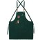 FunChaos Canvas Aprons Chef Aprons Work Aprons for Men Women Adjustable Strap Aprons with 3 Pockets Apron for Servers Kitchen Cooking Baking Artist Painting Cross Back
