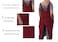 Larmliss Womens Pinafore Square Apron Baking Cooking Gardening Works Cross Back CottonLinen Blend Dress with 2 Pockets