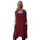 Larmliss Womens Pinafore Square Apron Baking Cooking Gardening Works Cross Back CottonLinen Blend Dress with 2 Pockets