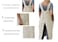 Larmliss Womens Pinafore Square Apron Baking Cooking Gardening Works Cross Back CottonLinen Blend Dress with 2 Pockets ApricotS