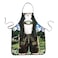 MOMOONNON Creative Bavarian Tracht Lederhosen Apron Oktoberfest Bavarian Funny Apron Kitchen Cooking Grilling BBQ Baking Aprons for Men