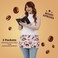 Plum Hill BoHo Cute Server Apron Set Waitress Server Aprons 3 Pockets Half Apron for Bartender Restaurant Coffee Shop Teachers Rainbows Suns and Moons