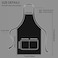 POFULL Nonna Kitchen Apron Nonna Gift Nonnas Kitchen Never Runs Out Of Kisses and Cookies Nonnas Kitchen Apron