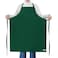ROTANET Extra Large Apron for Men Adjustable Bib Aprons with 2 Pockets Cooking Kitchen Bbq Grilling Big for Women Chef Water Oil Resistant Green