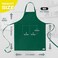 ROTANET Extra Large Apron for Men Adjustable Bib Aprons with 2 Pockets Cooking Kitchen Bbq Grilling Big for Women Chef Water Oil Resistant Green