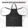 Serrenf 2 Pack Apron Cooking Kitchen Aprons Adjustable Bib Apron with 2 Pockets for Men Women Chef Apron Black coarsestripeBrown pinstripe