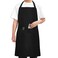 Syntus Chef Apron for Men Women Kitchen Cooking Apron with Pockets Adjustable Bib Aprons Stain Resistant 1 Pack Black