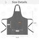 TREASO 2 Pack Aprons for Women with Pockets Kitchen Cooking Apron for Men Adjustable Apron Suitable for Chefs Waiters Baking and Nail Technicians
