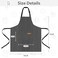 TREASO 2 Pack Aprons for Women with Pockets Kitchen Cooking Apron for Men Adjustable Apron Suitable for Chefs Waiters Baking and Nail Technicians