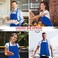 Utopia Kitchen 2 Pack Bib Apron Adjustable with 2 Pockets Water and Oil Resistant Cooking Kitchen Chef Apron for Women Men