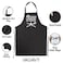 VAGAVY 100 Cotton Black Funny Aprons for Men Dad Husband Birthday Fathers Day Grilling Gifts for Papa Husband