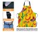 WONDERTIFY Mexican Food ApronPattern with Hand Drawn Cactus Sombrero and Chili Bib Apron with Adjustable Neck for Men WomenSuitable for Home Kitchen Cooking Waitress Chef Grill Bistro Baking Apron