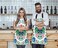 WONDERTIFY Wondertify Polish Floral Folk Art ApronSquare Pattern with Rooster Lowicz Cutouts Patterns Green Bib Apron with Adjustable Neck for Men WomenSuitable for Home Kitchen Cooking Bistro Baking