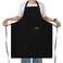 Yuubin Extra Large Aprons for Men Adjustable Button Bib Apron with 3 Pockets Chef Cooking Kitchen Aprons WomenWater Oil Resistant