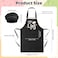 XLSXEXCL Kids Apron and Chef Hat Set Little Chef Apron Adjustable Child Apron Chef in Training Funny Apron Kids Cooking Aprons Baking Aprons with 2 Pockets for Boys and Girls