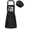 XLSXEXCL Kids Apron and Chef Hat Set Little Chef Apron Adjustable Child Apron Chef in Training Funny Apron Kids Cooking Aprons Baking Aprons with 2 Pockets for Boys and Girls