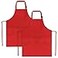 SINLAND Kids Apron with Pocket 2 Pack Adjustable Children Chef Apron for Cooking Baking Painting M 612 Years