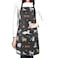 Perinsto Puppy Dog Pets Cute Animals Waterproof Apron with 2 Pockets Kitchen Chef Aprons Bibs for Grooming Cooking Baking Painting Gardening