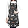 Perinsto Puppy Dog Pets Cute Animals Waterproof Apron with 2 Pockets Kitchen Chef Aprons Bibs for Grooming Cooking Baking Painting Gardening