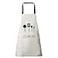 DILLMAN Women Kitchen Apron with Hand Wipe PocketsBig PocketHandwiping Waterproof for Cooking Baking WHITE