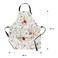 Britimes Apron Home Kitchen Cooking Baking Gardening for Women Men With Pockets Wildflower Flower Floral Boho Butterfly Hydrangea 32x28 inch