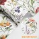 Britimes Apron Home Kitchen Cooking Baking Gardening for Women Men With Pockets Wildflower Flower Floral Boho Butterfly Hydrangea 32x28 inch